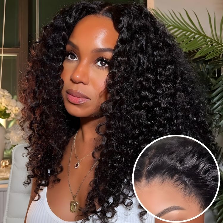 Worth | Nature Max Deep Wave Ear-to-ear Glueless 7*6 HD Lace Long Curly Wig