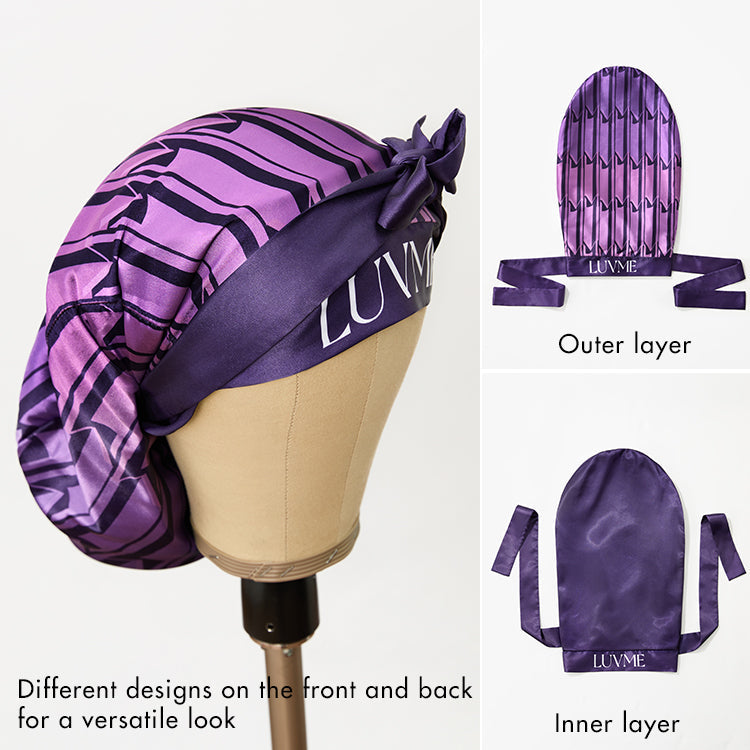 Free Gift Silk Sleep Cap, Anti-Static, Adjustable Fit for All Head Sizes