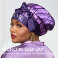 Free Gift Silk Sleep Cap, Anti-Static, Adjustable Fit for All Head Sizes