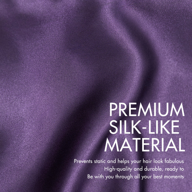 Free Gift Silk Sleep Cap, Anti-Static, Adjustable Fit for All Head Sizes