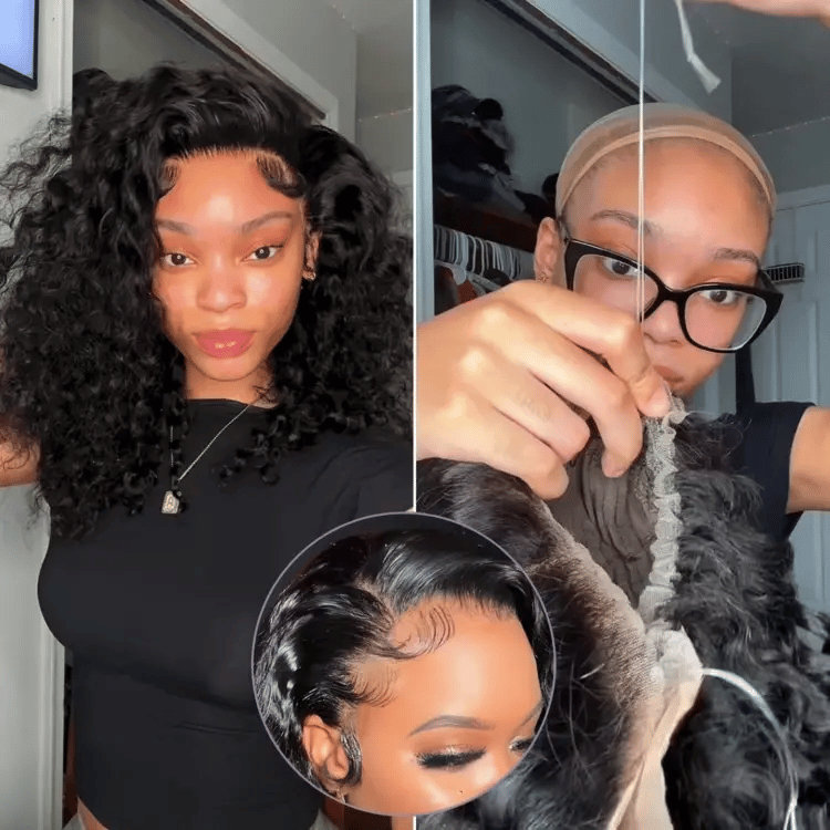 [bella_nkambule]'s Special Link PreMax Wigs | Flexi-Fit Invisi Drawstring Cap 360 HD Lace Water Wave / Straight Long Wig Pre-Cut Lace