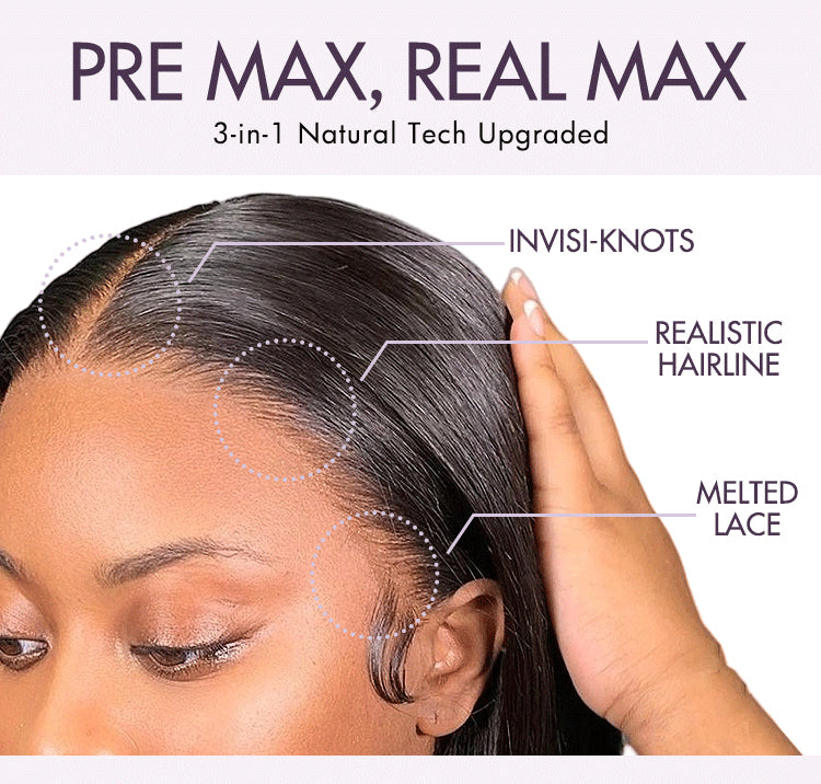 [kea.lesufi]'s Special Link PreMax Wigs | Flexi-Fit Invisi Drawstring Cap 360 HD Lace Water Wave / Straight Long Wig Pre-Cut Lace
