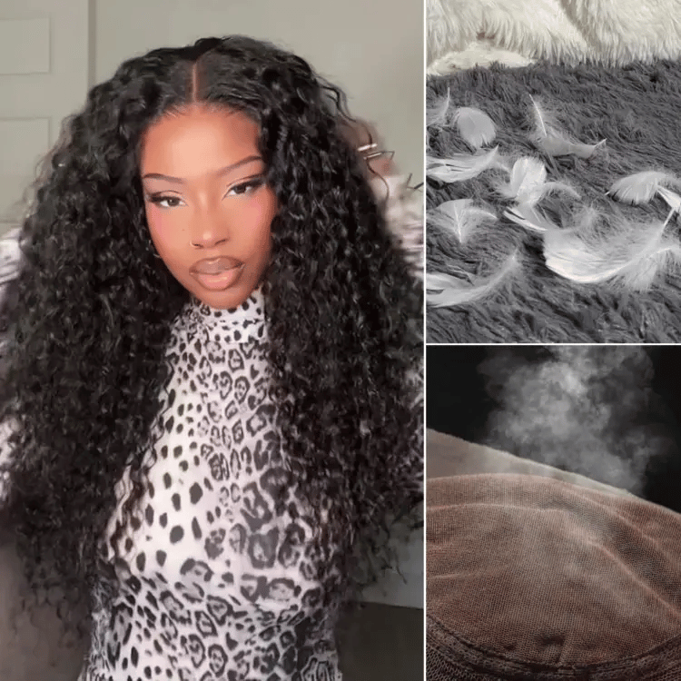 Worth | Effortless Water Wave Snugfit Glueless Frontal Lace Curly Wig 20 Inches