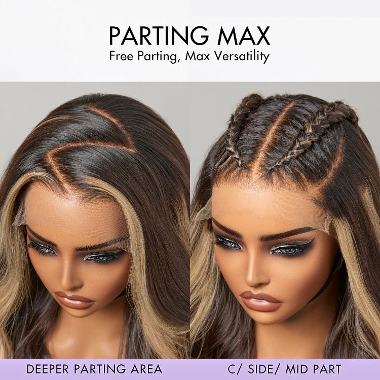 Worth | SouthKiss Hair PartingMax Glueless Wig Ash Blonde Highlight Elegant Body Wave 7x6 Closure HD Lace Human Hair Wig Pre-Cut Lace