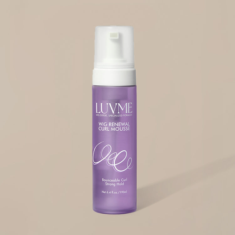 Free Gift Wig Curl Mousse with Coconut Oil & Shea, Bounceable Curls, Strong Hold, Frizz Control Styling