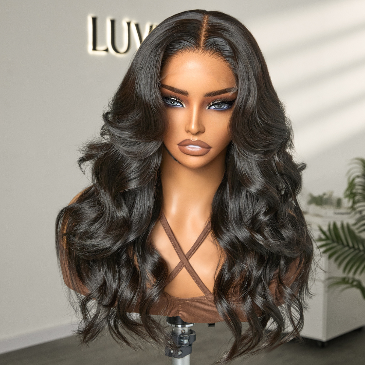 Worth | Trendy Layered Cut Loose Body Wave 11x6 Closure Lace Glueless Wig