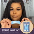 18pcs Double-Sided Lace Tape for Wigs, Clear Toupee Tape, Ultra Hold for Lace Wigs