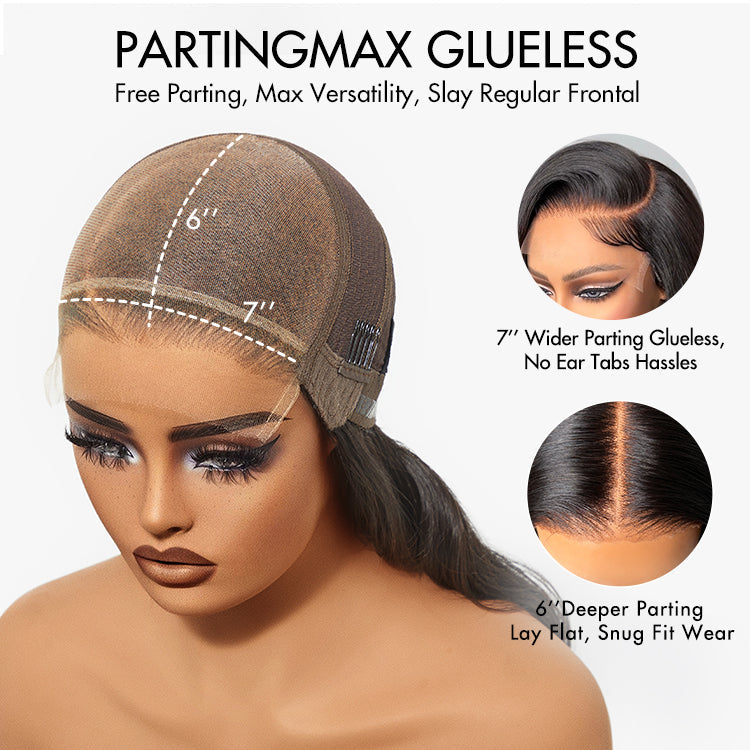 Worth I SouthKiss Hair PartingMax Glueless Wig Ombre Copper Brown Water Wave 7x6 Closure HD Lace Wig