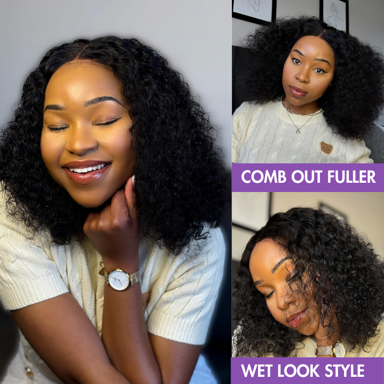 [veh_neh_sah]'s Special Link PreMax Wigs | Highlight Brown 180% Density Deep Wave 4x4 Closure Lace Wig Middle Part 100% Human Hair