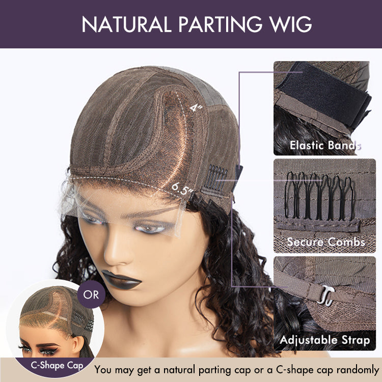 Worth | Put On & Go Blunt Cut Straight Bob Minimalist HD Lace Glueless C Part Wig