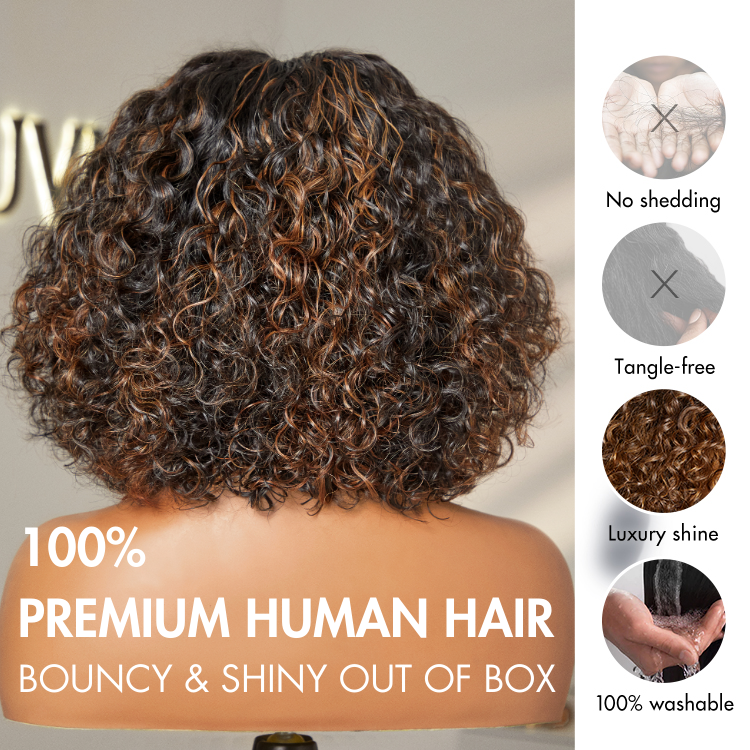 [simphiwe_zikalala]'s Special Link 1 Sec Install Wig | 180% Density ReadytoGo Soft Deep Curl Bob Glueless 4x4 Closure Lace Wig