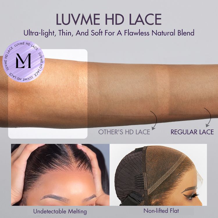 OUTLET I Nature Max Blonde Highlight Loose Body Wave Ear-to-ear Glueless 13x6 Frontal HD Lace Wig Pre-Cut Lace