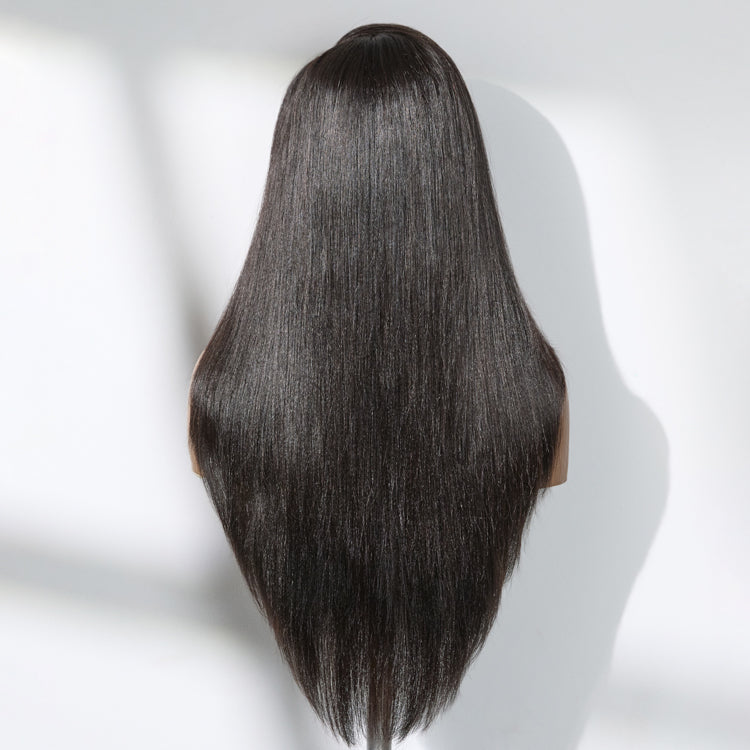 Worth |  All-Day Comfort™ Wig Layered Light Yaki Straight Glueless 7x6 Closure HD Lace Wig Pre-Cut Lace