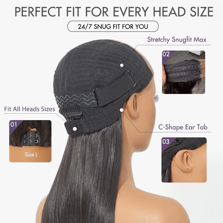 Blonde Highlight Short Layered Bob Wig Glueless 5x5 Closure Pre-Cut Lace Wig All Head Sizes Fit Cap