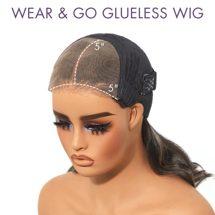 [real_loverea]'s Special Link Blonde Highlight Short Layered Bob Wig Glueless 5x5 Closure Pre-Cut Lace Wig All Head Sizes Fit Cap