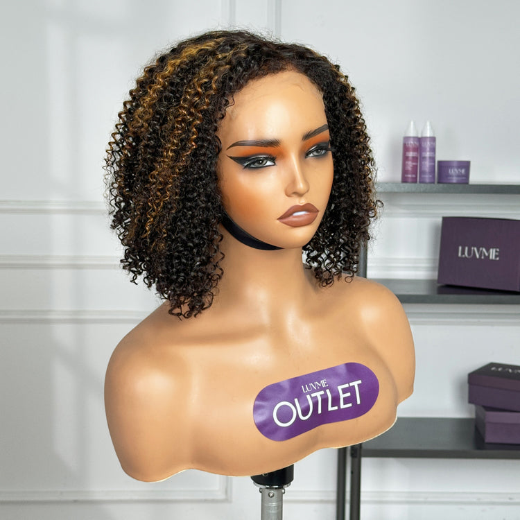 Worth | 4C Edges | Highlight Afro Curls Glueless 5x5 Closure Wig
