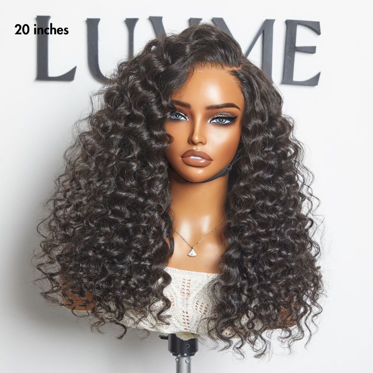 Worth I SouthKiss Hair Glueless Wig Water Wave Closure Lace 100% Human Hair Wig