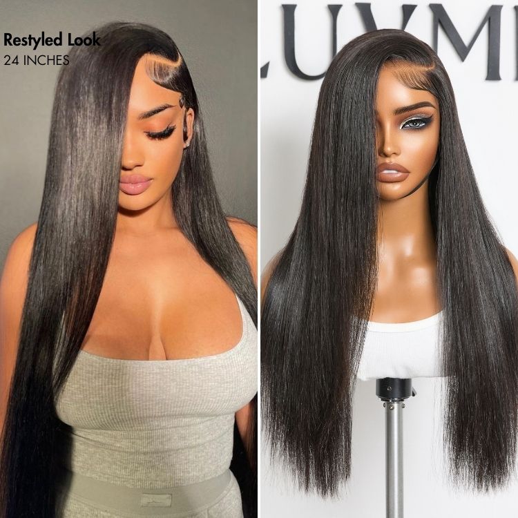 Worth | SouthKiss All-Day Comfort™ Wig 200% Density Bone Straight Glueless 7x6 Closure HD Lace Human Hair Wig Pre-Cut Lace