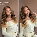 Worth | Sun-Kissed Blonde Ombre Highlight Loose Body Wave Glueless 4x4 Lace Wig Pre-Cut Lace