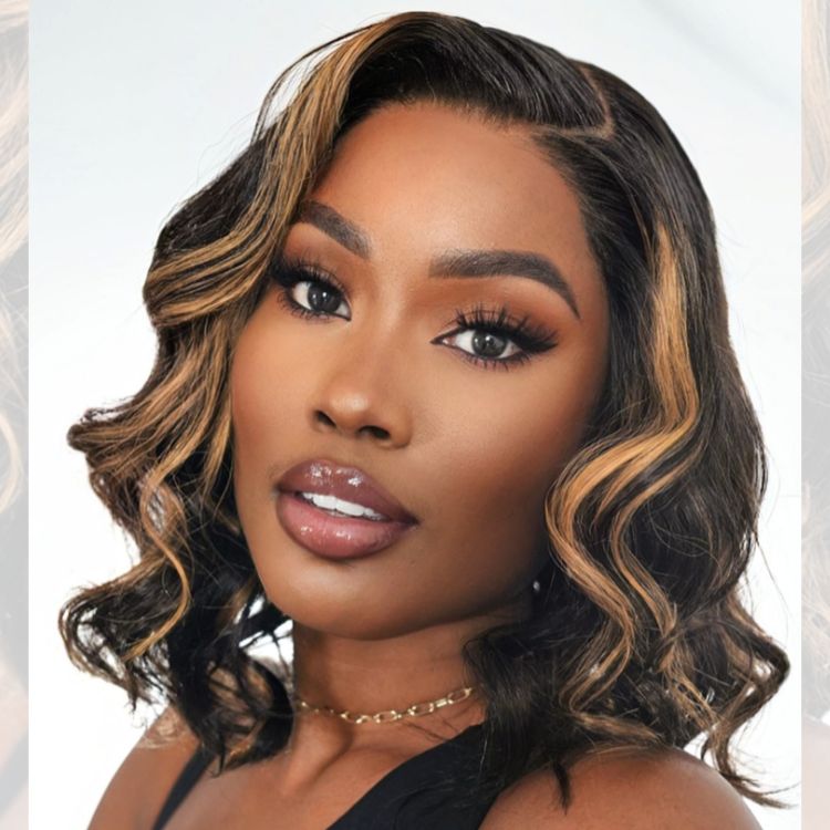 Worth | Blonde Mix Loose Wave Minimalist Lace HD Lace Glueless C Part Wig
