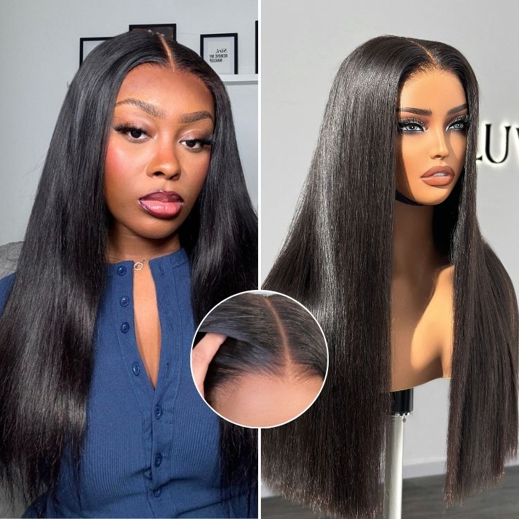 Worth | SouthKiss All-Day Comfort™ Wig 200% Density Bone Straight Glueless 7x6 Closure HD Lace Human Hair Wig Pre-Cut Lace