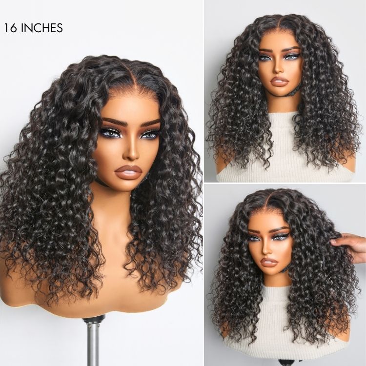 PreMax Wigs - ReadytoGo Super Natural Hairline Deep Wave Glueless 4x4 Closure Lace Wig Middle Part