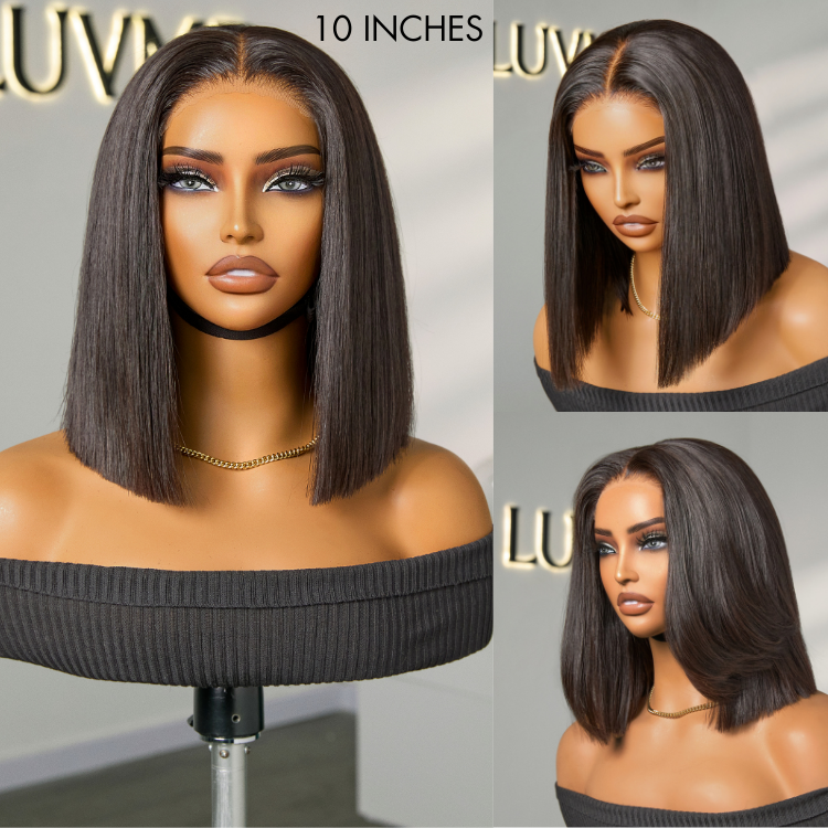 VolumeMAX™ 200% Density ReadytoGo Double Drawn Silky Straight Glueless 4x4 Closure Lace Wig Middle Part