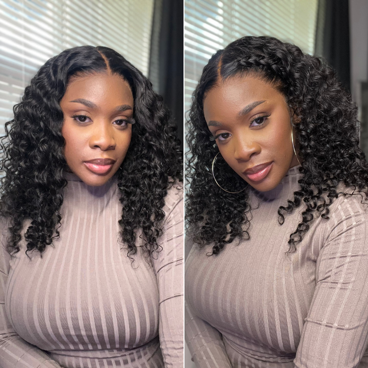 Worth | Nature Max Deep Wave Ear-to-ear Glueless 7*6 HD Lace Long Curly Wig