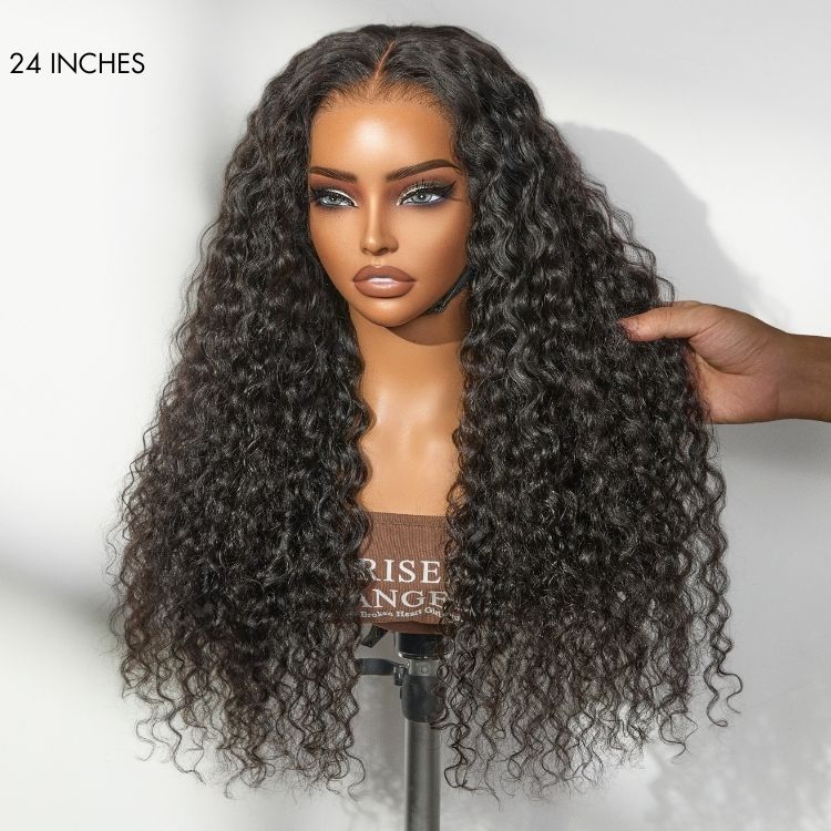 [zar_ntseto]'s Special Link PreMax 180% / 220% Density Water Wave Glueless Flexi-Fit Drawstring 13x4 Frontal Lace Fluffy Curly Wig Pre-Cut Lace
