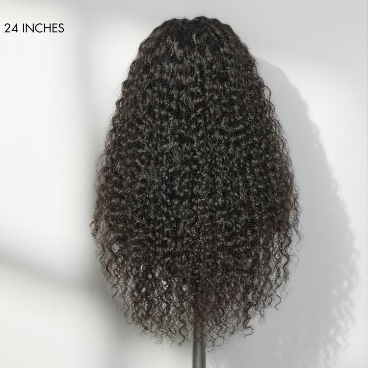 [omolemo_tsk]'s Special Link PreMax 180% / 220% Density Water Wave Glueless Flexi-Fit Drawstring 13x4 Frontal Lace Fluffy Curly Wig Pre-Cut Lace