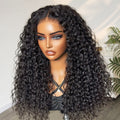 Outlet | Natural Black Wave Wave 5x5 Closure Lace Wig Mid Part