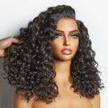 Worth | Natural Black Water Wave 7x6 Side part Lace Wigs Pre-cut Lace Undetectable Lace / HD Lace