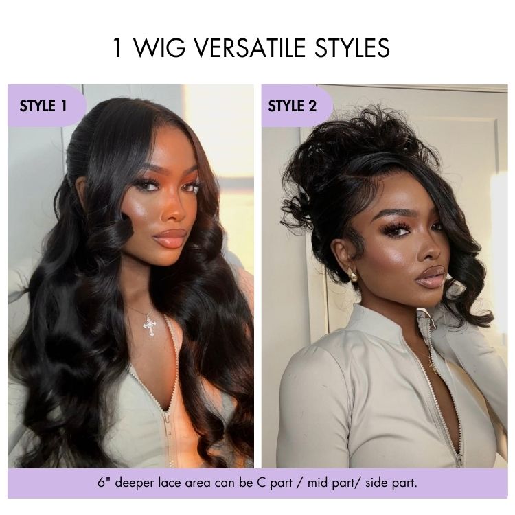 SouthKiss All-Day Comfort™ Wig PartingMax Glueless 7x6 Closure HD Lace Loose Body Wave Long Wig Pre-Cut Lace