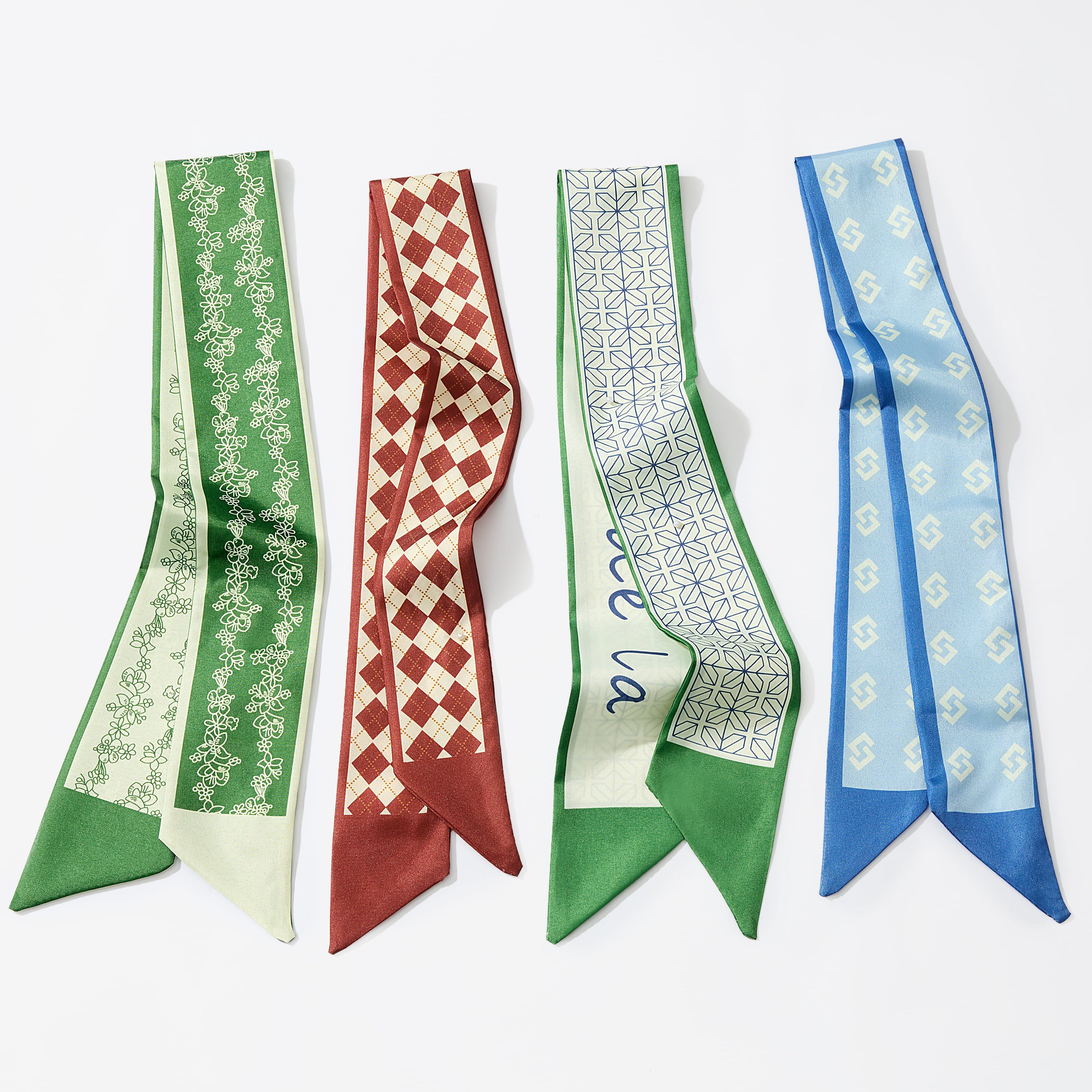 Free Gift Elegant Souvenir Small Silk Scarf (Random styles/colors)+ Wig Tools
