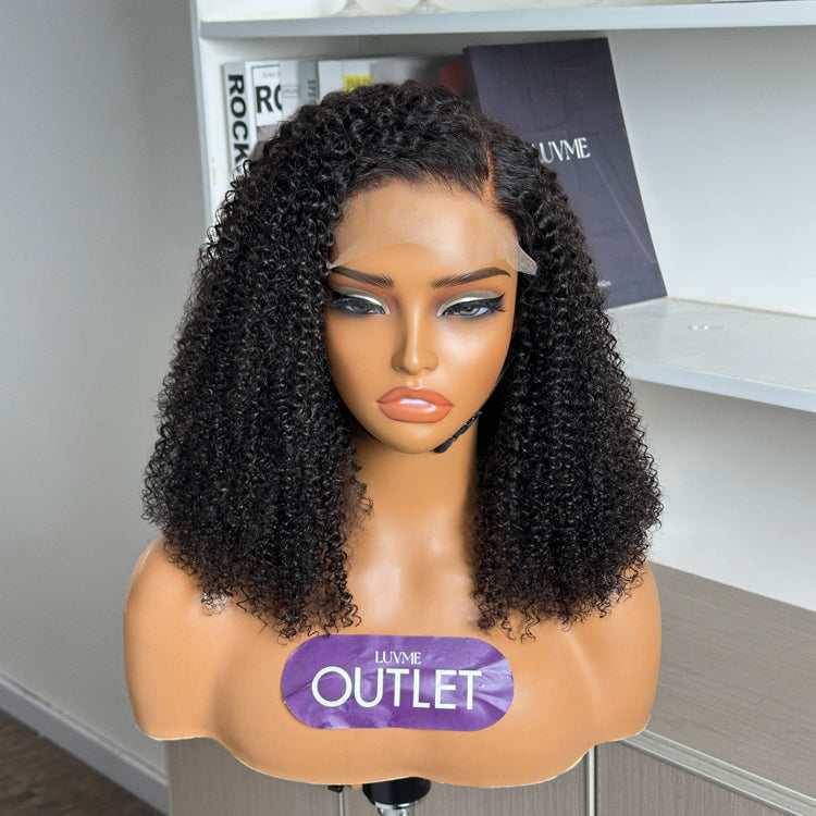 Worth | Jerry Curly 5x5 Closure Lace Glueless Breathable Cap  Wig 100% Human Hair