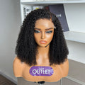 Worth | Jerry Curly 5x5 Closure Lace Glueless Breathable Cap  Wig 100% Human Hair