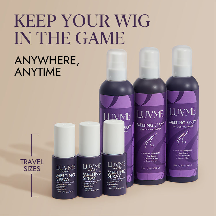 SA Only | Free Gift | SOUTHKISS Perimeter Wig Invisible Lace Glue Spray - Ultra-Strong Hold & Quick-Dry & Featherlight Formula & Invisible Bonding