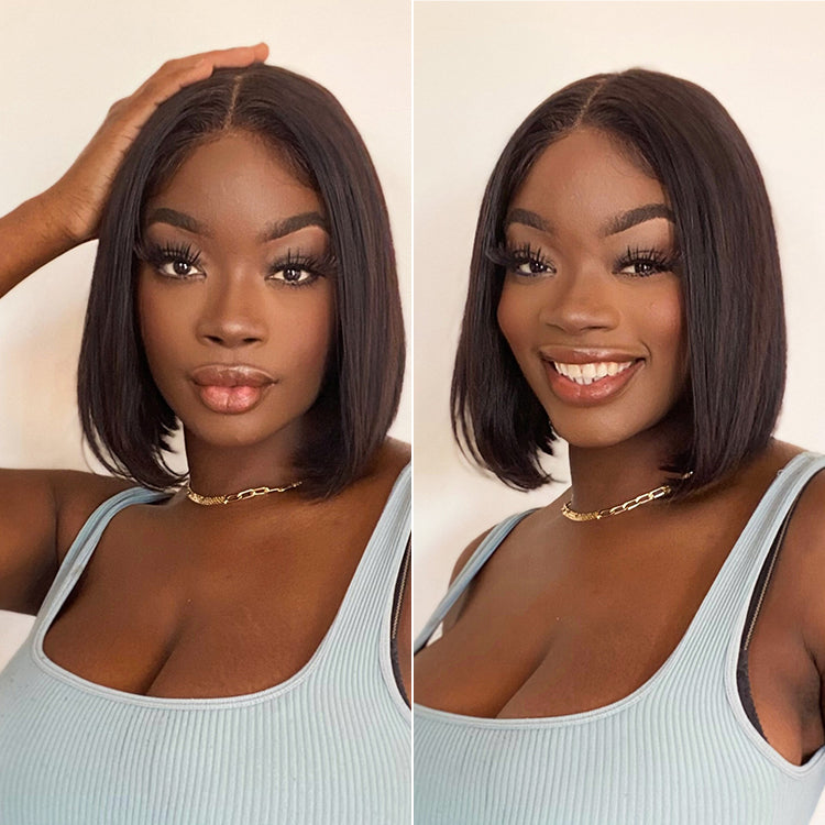 Worth | Glueless 7x6 Closure HD Lace Silky Straight BOB Human Hair Wig