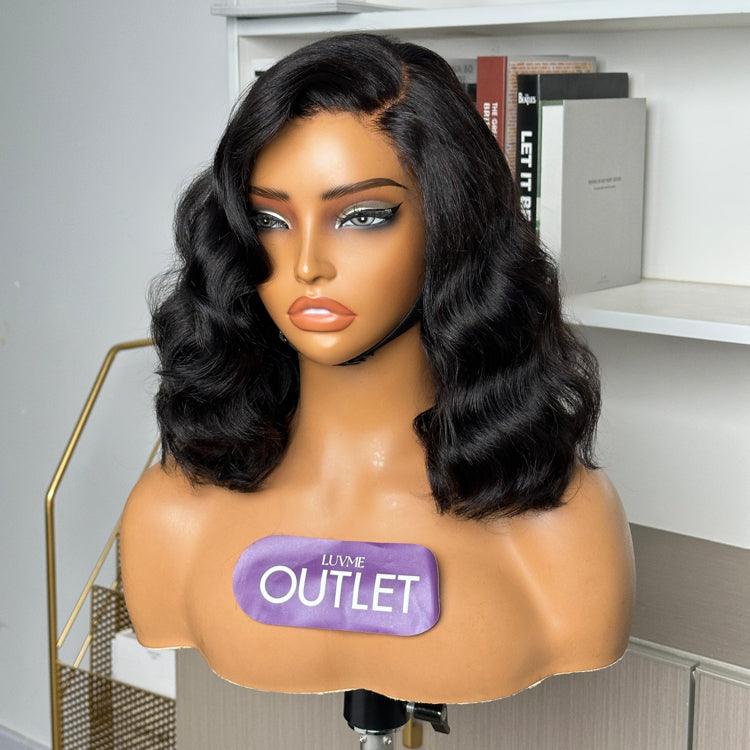 Worth | Natural Black Yaki Loose Wave Minimalist HD Lace Wig Pre Cut Lace