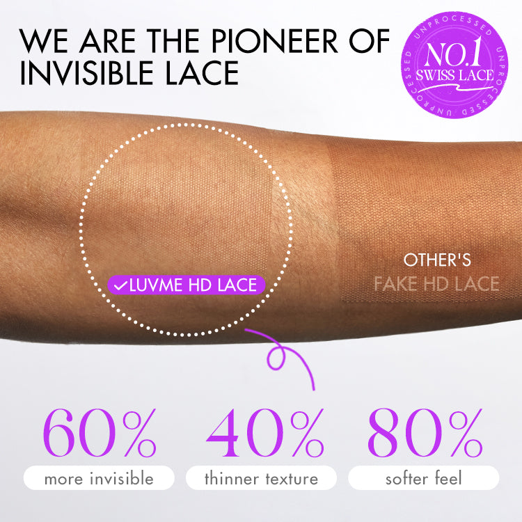 Worth | Blonde Highlight Short Curly Glueless Minimalist HD Lace Human Hair Wig