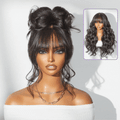 special I SouthKiss All-Day Comfort™ Wig 180% Density Loose Body Wave Glueless 7x6 Closure HD Lace Human Hair Wig with Bangs Pre-Cut Lace