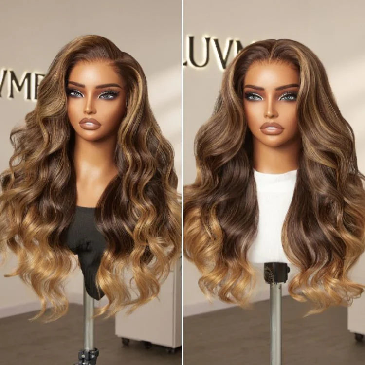 special I SouthKiss All-Day Comfort™ Wig 180% Density Loose Body Wave Glueless 7x6 Closure HD Lace Human Hair Wig with Bangs Pre-Cut Lace