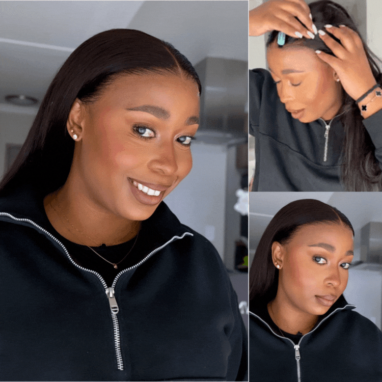 [_Salemsekome]'s Special Link-PreMax Wigs | ReadytoGo Silk Straight Glueless 13x4 Frontal Lace Wig 100% Human Hair