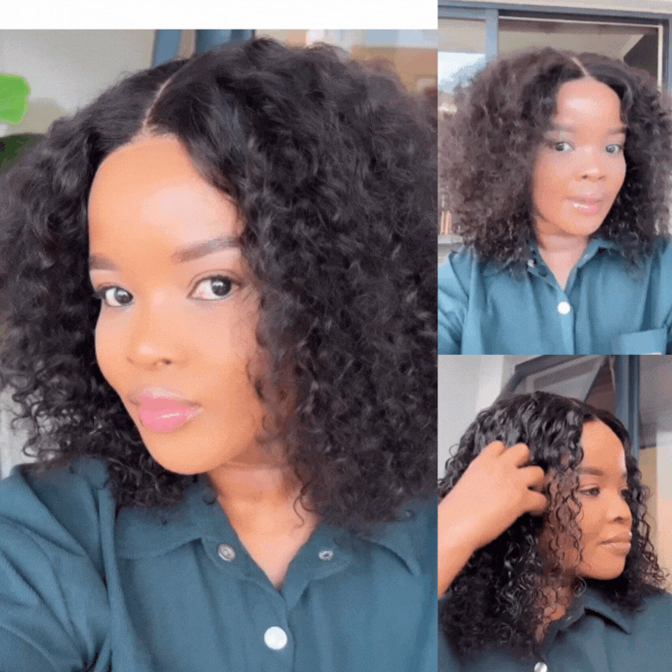 [kelebogile_mamatela]'s Special LinkPreMax Wigs | Highlight Brown 180% Density Deep Wave 4x4 Closure Lace Wig Middle Part 100% Human Hair