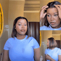 [keneilwe.__]'s Special Link  PreMax Wigs | Brown Highlight Silky Blunt Cut Bob Glueless Lace Wig With Pre-Bleached Pre-Plucked Pre-Cut Lace
