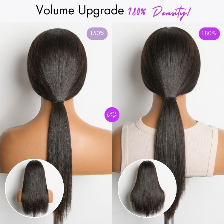[sinemnyani0]'s Special Link NatureMAX™ 180% Density Silky Straight Glueless Ear-to-ear 13x4 HD Lace Front Wig Pre-Cut Lace Flexi-Fit Drawstring Cap