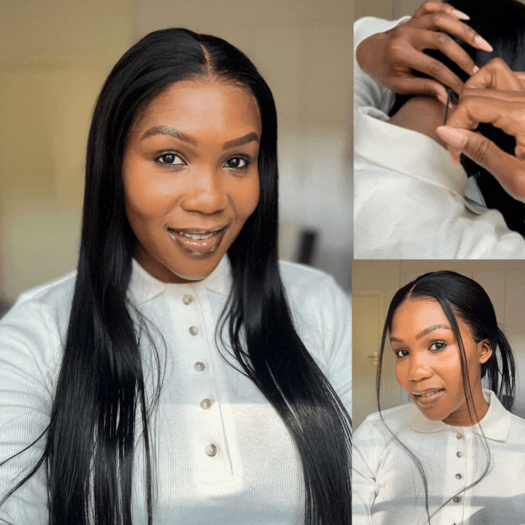 [kabie_peete]'s Special Link PreMax Wigs - Flexi-Fit Silky Straight Invisi Drawstring Cap & HD Lace & Regular Lace Glueless 13x4 Frontal Lace Human Hair Wig Pre-Cut Lace