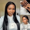 [kabie_peete]'s Special Link PreMax Wigs - Flexi-Fit Silky Straight Invisi Drawstring Cap & HD Lace & Regular Lace Glueless 13x4 Frontal Lace Human Hair Wig Pre-Cut Lace