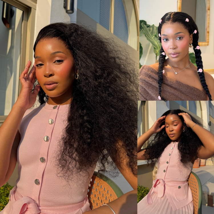 [_petunia_k]'s Special Link PreMax Wigs | Flexi-Fit Invisi Drawstring Cap 360 HD Lace Water Wave / Straight Long Wig Pre-Cut Lace
