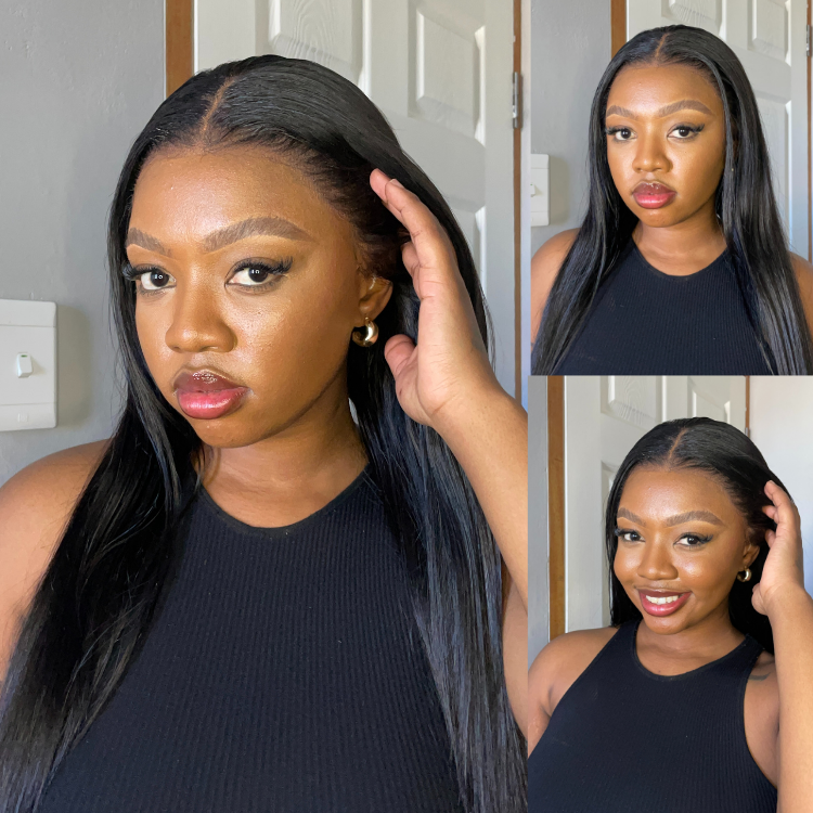 [bobmommy3]'s Special Link PreMax Wigs - Flexi-Fit Silky Straight Invisi Drawstring Cap & HD Lace & Regular Lace Glueless 13x4 Frontal Lace Human Hair Wig Pre-Cut Lace